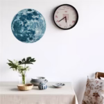 Aesthetic 3D Luminous Moon Wall Sticker - Image 3