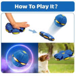 Flying Saucer Ball Magic Throw Disc Game for Kid