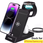 Three-In-One Wireless Fast Charging Magnetic Mobile Power Bank