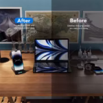 Three-In-One Wireless Fast Charging Magnetic Mobile Power Bank - Image 3