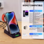 Three-In-One Wireless Fast Charging Magnetic Mobile Power Bank - Image 6